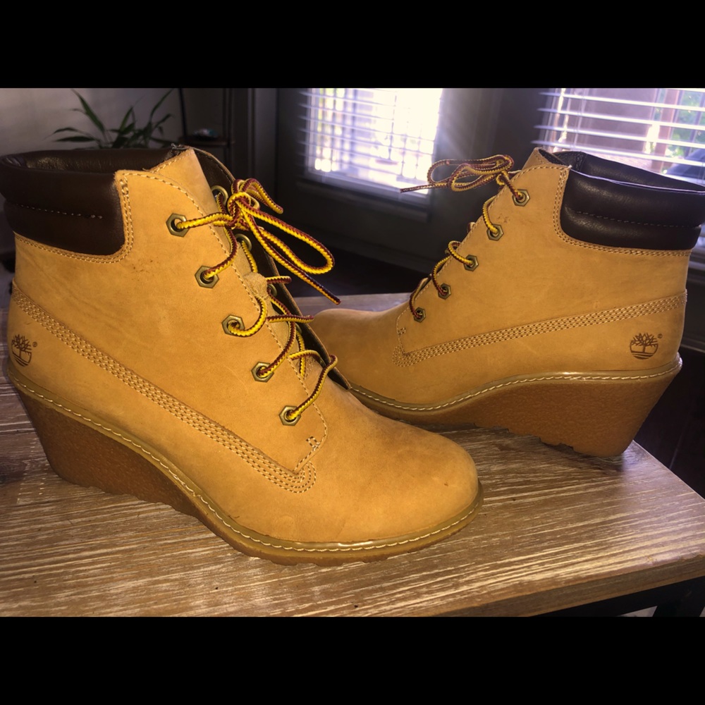 Timberland Women's Amston Wedge Booties Boots